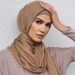 Soft & Breathable Modal Cotton Scarf Wrap - Lightweight, Wide Hem, Versatile For All Seasons (20 Colors Available)_viptrois.com