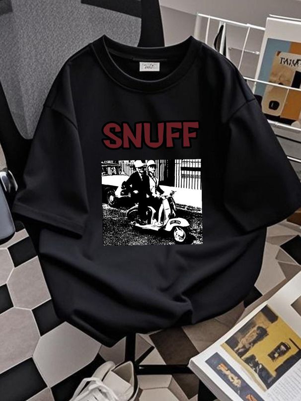 Vintage 90s Snuff Band Punk Us Tour 96 T Shirt LB5947 Breathable Versatile Stretched Stylish Summer Comfortable Casual Slightly Unisex Streetwear_viptrois.com