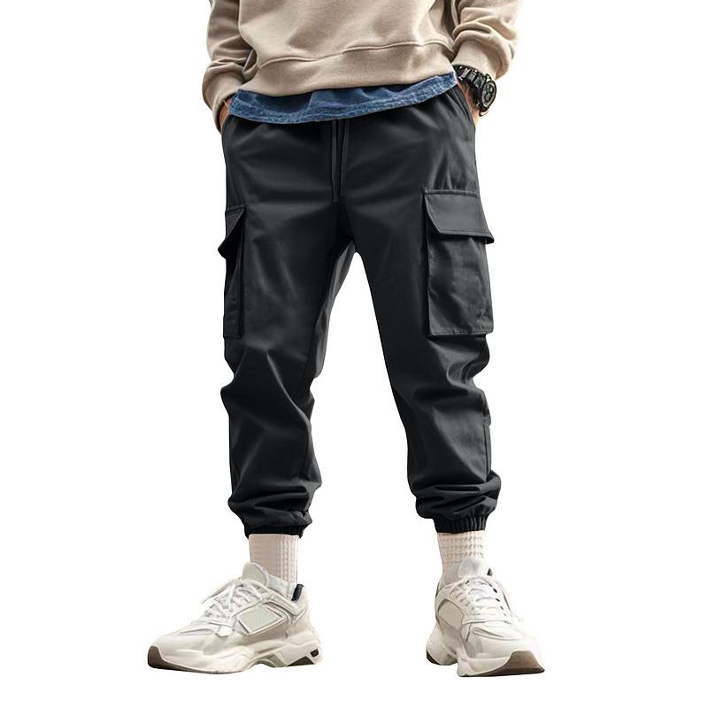 Men's Clothing Multi Function Pocket Casual Heavyweight Trousers_viptrois.com
