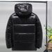 Black Gold Goose Down Parka Coat Knee-Length Ultra-Warm Winter Jacket, Windproof & Cold-Resistant, 90% White Goose Feather Fill, Streetwear Style_viptrois.com