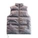 Unisex Suede Collar Vest, Casual Open-Front Sleeveless Jacket For Men & Women, Trendy Layering Piece For Spring & Fall_viptrois.com