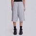 Unisex Clothing Breathable Casual Jaded Retro Street Fashion Brand Raw Edge Gray Loose Straight Casual Pants Cropped Pants Unisex_viptrois.com