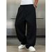 2025 New Model Cross-Border Foreign Trade Retro Simple Stylish Casual Men's Sports Sweatpants Loose Trendy Long Pants_viptrois.com
