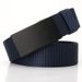 Women's Belts canvas belt, toothless automatic buckle belt, outdoor sports and leisure business belt, versatile trouser belt wholesale_viptrois.com