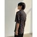 Men's Clothing Collar Design Niche Vintage Short Sleeved Floral Shirt Men Couple Vintage Retro Loose Beach Shirt_viptrois.com