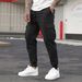 Men's Cargo Jogger Pants – Streetwear Utility Trousers With Adjustable Drawstring & Multiple Pockets_viptrois.com
