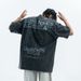 Summer American Style Washed Vintage Cotton Loose Short Sleeve T-Shirt Unisex Street Fashion_viptrois.com