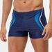 Men's Clothing trade men's swimming trunks new sexy plaid round boxer swimming trunks for bathing in hot springs and beaches plus size sports_viptrois.com