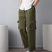 Men's Clothing Large Size Multi Pocket Overalls High Street Fashion Casual Pants Overalls Pants Spring Men's Loose Casual Overalls_viptrois.com