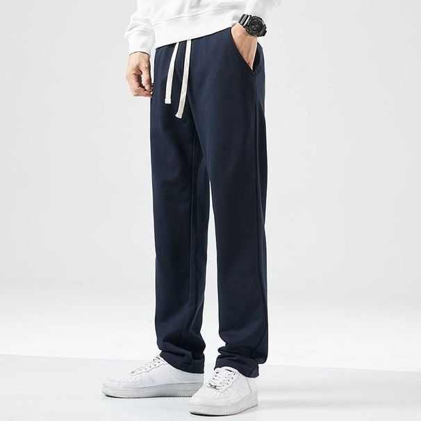 Men's Clothing Wide Leg Pants Spring And Autumn New Loose Large Size Student All Match Straight Pants Sports Casual Trousers_viptrois.com