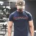 Men's Fitness, Running, Casual, Round-neck, Trendy, Training, Short-sleeved T-shirt_viptrois.com