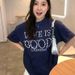 Minimalist Pearl-Embellished Cotton Tee – Vintage Lettering Unisex Top (Breathable, S-XXL)_viptrois.com