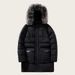Men's Winter Detachable Hooded Parka Coat With Faux Fur Trim, Oversized Fit, Heavyweight Polyester Fill, Multi-Pocket Design, Casual Long Jacket_viptrois.com