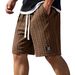 Men's Clothing Summer Men's Knitted Jacquard Shorts Style Casual Loose Fit Drawstring Trendy Versatile Sports Pants_viptrois.com