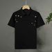 Men's Clothing Luxury Embroidered Collared Shirt Men's Slim Fit Short Sleeve Trendy Versatile T-Shirt Chinese Style Summer Top_viptrois.com