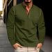 2025d 2024 Spring And Autumn New Stand Collar Polo Sweatshirt Men's Base Shirt_viptrois.com