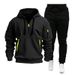 WDCHAOYUE Hoodie Men's Zip Hooded Jacket Sweat Jacket Zip Sweater Casual Work Jumper With Pockets And Zip Arm Rest_viptrois.com