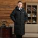 Men's Clothing Middle Aged Down Jacket Men's Winter New Long Style Over The Knee Lengthened Thick Warm Simple Versatile Jacket_viptrois.com