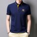 Men's Half Sleeve Polo Shirt Summer Lapel Embroidery Fashion Casual Sports Top For Middle-Aged And Young People_viptrois.com