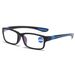 Unisex Fashion Reading Glasses Anti-blue Ultra Clear Square Frame Operation Reading Glasses_viptrois.com