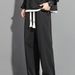 Men's Clothing Wide Leg Straight Pants New Loose Type Large Size Trendy Brand Casual Pants Ice Silk Drape Spot_viptrois.com
