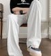 Men's Summer Ice Silk Pants Trendy Striped Plus Size Straight Leg Loose Floor Length Casual Long Pants_viptrois.com