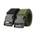 Men's and women's canvas belts, casual sports metal-free plastic buckle belts, outdoor military training pants belts_viptrois.com