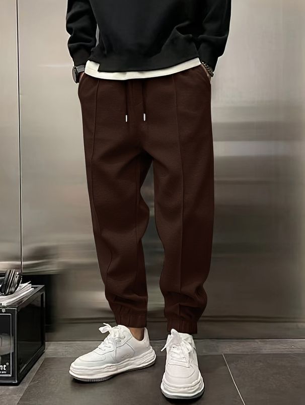 New Thickened Drawstring Casual Men's Sweatpants In Stock_viptrois.com