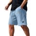 Men's Casual Comfort Shorts 2026 Cross Border European American Style Jacquard Texture Fashion Logo mid Waist Loose Fit Summer_viptrois.com