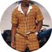 Men's Short Sleeve Plaid Shirt & Shorts Set - Casual Print Shirt With Collar Summer Outfit_viptrois.com