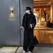 Autumn Winter New Trendy Men's Retro Loose Versatile Jacket And Pants Set Elegant Niche High-end Casual Outfit_viptrois.com