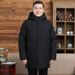 Men's Clothing Middle Aged And Elderly Men's Down Jackets With Windproof Hoods And Thickened Large Sizes For Grandfather And Father Winter Coats_viptrois.com