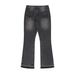 Men's Washed Jeans Artistic Splatter Paint Distressed Details Straight-Leg Midweight Cotton Mid Waist Zipper Fly Blue Gray High Street Fashion S-XL_viptrois.com