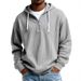 Men's Clothing European And American Heavyweight Long Sleeved Hooded Jacket US Embroidered Print Men's Sports Casual Sweatshirt_viptrois.com