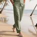 Men's Clothing Trousers Summer Beach Pants Drawstring Elastic Waist Straight Solid Color Comfortable Daily Fashion Street Pants_viptrois.com