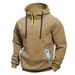 Spring Autumn 2025 Fashion Hoodies Outerwear Men's 100% Polyester Splicing Long Sleeve Casual Loose Hooded Sweatshirts M-3XL_viptrois.com