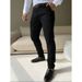 Men's Business Casual Straight Leg Dress Pants Versatile Solid Color Trousers For Commuting Style_viptrois.com