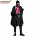 Men's clothing African Men's dress four-piece set coat + top + pants + hat_viptrois.com