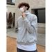 Pi Shuai Half Zipper Hoodie Men's Autumn and Winter Collection New Street Simple Solid Color Basic Edition Hoodie Long Sleeve Top_viptrois.com