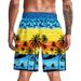 Men’s Clothing Summer New Beach Coconut Palm Creative 3D Digital Printing Beach Pants Men_viptrois.com