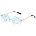 STORM RIDER - Holiday Funny Sunglasses (Thunderbolt Design, Street Fashion Shades, Hot Seller)_viptrois.com