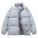 Unisex Winter Puffer Jacket – Thickened Stand Collar Coat With Side Pockets For Men & Women (S-4XL, 11 Colors)_viptrois.com