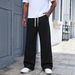 Men's Clothing Men's Stylish Straight Leg Casual Pants Durable Quick Drying For Commuting Sports Outdoor Activities And Jogging_viptrois.com