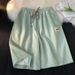 Men's Clothing Summer Ice Silk Shorts Loose Salt Series 3 Casual Wide Leg Mid Length Pants_viptrois.com