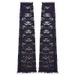 Sunshade Sleeves Summer Long Arm Covers Fingerless Elegant Lace Trim Open Finger Gloves Thin Women Driving Breathable_viptrois.com