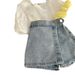 Kids Clothing Girls Fashion Two piece Lace Top and Jeans Set_viptrois.com