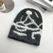Apparel Accessories Winter Knitted Wool Hat Women's Knit Beanie Hat Winter Warm Wool Slouchy Cap For Big Head Fashion Soft Stretchy Cold Weather Hat_viptrois.com