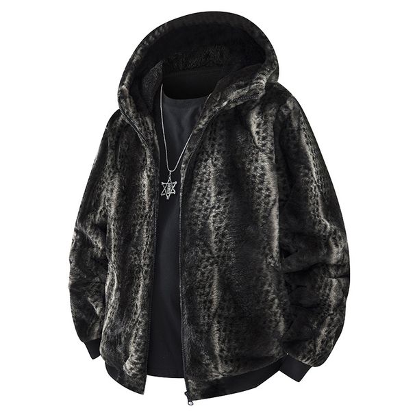 Fleece-Lined Corduroy Jacket – Slim Fit Stand Collar Hooded Coat (Unisex, 3 Colors)_viptrois.com