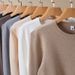 Men's Slim Fit Knit Sweater - Soft Round Neck Long Sleeve Pullover For Winter & Fall, Breathable & Stretchy, Machine Washable_viptrois.com