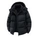 Winter New Men's Jacket Fashion Casual Thickened Warm Detachable Hood Cotton Coat Loose Versatile_viptrois.com